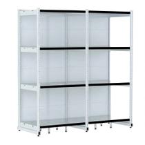 Rack Parede 202 Fit 60 Ate 2 Metros Branco 8 Bandeja Pe Preto Rack Parede 202 Fit 60 Ate 2 Metros Branco 8 Bandeja Pe Preto