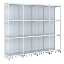 Rack Parede 202 Fit 60 Ate 4 Metros Branco 16 Bandeja Spe Rack Parede 202 Fit 60 Ate 4 Metros Branco 16 Bandeja Spe
