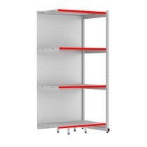Rack Parede 202 Fit 60 Continuação Branco 90x60 Pe Vermelho Rack Parede 202 Fit 60 Continuação Branco 90x60 Pe Vermelho