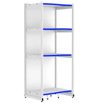 Rack Parede 202 Fit 60 Inicial Branco 90x60 Pe Azul Rack Parede 202 Fit 60 Inicial Branco 90x60 Pe Azul