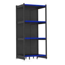 Rack Parede 202 Fit 60 Inicial Preto 90x60 Pe Azul Rack Parede 202 Fit 60 Inicial Preto 90x60 Pe Azul