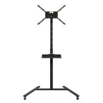 Rack Pedestal Multivisao PEDESTAL-CLASS com Bandeja e Ajuste de Altura para TV de 19" a 56" com Rodizio Preto Rack Pedestal Multivisao PEDESTAL-CLASS com Bandeja e Ajuste de Altura para TV de 19" a 56" com Rodizio Preto