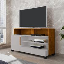 Rack Pipa Decorativo para TV até 48” com Porta e Nichos Sala Rack Pipa Decorativo para TV até 48” com Porta e Nichos Sala
