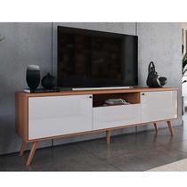 Rack Retro 183cm Para TV 50 Polegadas River 1.83 Lukaliam Jequitiba/Off White