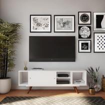 Rack Retrô Bochum Branco 162 cm