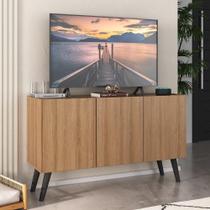 Rack Retrô para TV até 32 Polegadas com 3 Portas Multimóveis MP1067