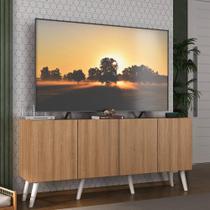 Rack Retrô para TV até 50 Polegadas com 4 Portas Multimóveis MP1071