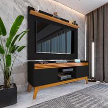 Rack ripado 2 Portas com Painel para TV 50 Polegadas Astúrias 136cm - ViaNossa