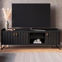 Rack Ripado Moderno para TV até 60 Polegadas 160cm Trendy Rack Ripado Moderno para TV até 60 Polegadas 160cm Trendy