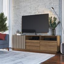 Rack Ripado Para Tv até 65 Polegadas 180cm Com três Portas - RN180MF Rack Ripado Para Tv até 65 Polegadas 180cm Com três Portas - RN180MF