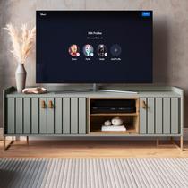 Rack Ripado para TV até 65 Polegadas 180cm Trendy Moderno Rack Ripado para TV até 65 Polegadas 180cm Trendy Moderno