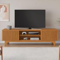 Rack Ripado para TV até 70 Polegadas MDF 200cm Trunfo Candian Amarelo