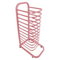 Rack rose para 13 pizzas de 25 a 50 cm