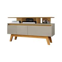 Rack Rubi 1.2 Cinamomo/Off White Bechara Móveis Rack Rubi 1.2 Cinamomo/Off White Bechara Móveis