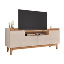 Rack Sala Adria para TV até 60 Polegadas c/ Pés de Madeira - Casa D