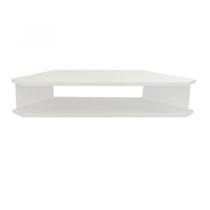 Rack Sala De Canto Branco Para Tv Ate 32 Polegadas Em Mdf F031