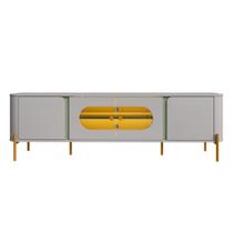 Rack Sala de Estar Led Juquehy Off White Pistache Bechara Rack Sala de Estar Led Juquehy Off White Pistache Bechara