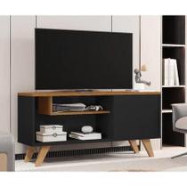 Rack Sala De Estar Retrô P/ Tv Até 45" Prateleira Nicho Porta Heitor Cores Outlet Plus Rack Sala De Estar Retrô P/ Tv Até 45" Prateleira Nicho Porta Heitor Cores Outlet Plus