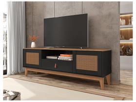 Rack Sala Esmeralda para TV até 60 Polegadas Pés em Madeira Rack Sala Esmeralda para TV até 60 Polegadas Pés em Madeira