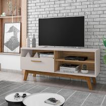 Rack Sala Paládio para Tv até 55 1.4 Off-white/cinamomo