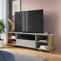 Rack Sala para TV 183cm Industrial com Gaveta e Pés em Metal