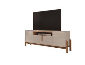 Rack Sala Para Tv 60 Polegadas Lizz 1.70 -OffWhite/Cedro