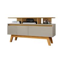 Rack Sala Rubi 1.2 para TV até 50 2 Portas Pé Madeira Macica