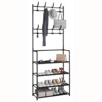 Rack Sapateira Com Ganchos - Estilo e Organização em um Só Lugar