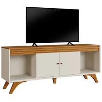Rack Sevilha 2 Portas para Tv Até 65 Polegadas Mavaular Cor Off White Naturale