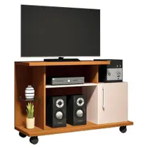 Rack Smart Cinamomo Off White Hb Móveis