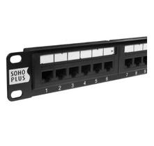 Rack Soho Plus Patch Panel 24P - Rj-45 Cat.6E - 1U - 19" (Furukawa)