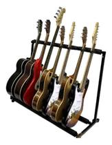 Rack Suporte P/7 Instrumentos - Desmontável, Leve, Prático - Preto