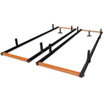 Rack Suporte Porta Escada Rolete Sem Travessa Preto Gtnox Rack Suporte Porta Escada Rolete Sem Travessa Preto Gtnox