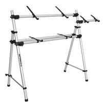 Rack Suporte Titanium Ty212 BEM Para 2 Teclados Yamaha + Suporte Lateral p/ Notebook ou Mesa de Som Rack Suporte Titanium Ty212 BEM Para 2 Teclados Yamaha + Suporte Lateral p/ Notebook ou Mesa de Som