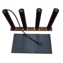 Rack Suporte Vertical 3 Pranchas + Protetor De Chão Rack Suporte Vertical 3 Pranchas + Protetor De Chão