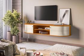 Rack Suspenso Algarve Para Tv Até 75 Polegadas Belufan