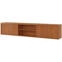 Rack Suspenso Dominus 180cm para Tv Até 75 Polegadas Ripado Mavaular Cor Naturale Rack Suspenso Dominus 180cm para Tv Até 75 Polegadas Ripado Mavaular Cor Naturale