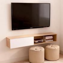 Rack Suspenso Flutuante Sofisticado Tv Até 40 Polegadas Sala Rack Suspenso Flutuante Sofisticado Tv Até 40 Polegadas Sala