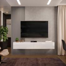 Rack suspenso future 1,80m cool home branco - DJ MOVEIS