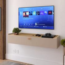 Rack Suspenso Home Classic New Tv 32 Polegadas 1 Porta Puxador Concha Quarto Sala Recepção Fendi/Hanover - Lojas RPM Rack Suspenso Home Classic New Tv 32 Polegadas 1 Porta Puxador Concha Quarto Sala Recepção Fendi/Hanover - Lojas RPM