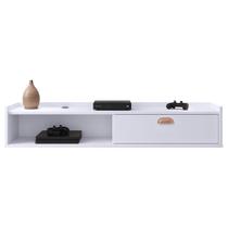 Rack Suspenso Home Decor 1.20 Sala Quarto 1 Porta Nicho - RPM Móveis