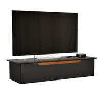 Rack Suspenso Home Estante de Parede Bancada Prateleira Embutida Decoração para Sala Estar ou Quarto Flow 2 Portas Rack Suspenso Home Estante de Parede Bancada Prateleira Embutida Decoração para Sala Estar ou Quarto Flow 2 Portas