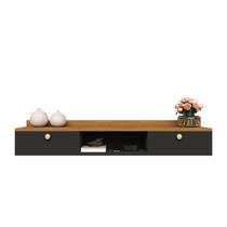 Rack Suspenso Home Para Tv Bancada Flutuante 2 Portas Sala Quarto Rack Suspenso Home Para Tv Bancada Flutuante 2 Portas Sala Quarto