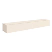 Rack Suspenso para Painel ou TV até 55 Polegadas 2 Portas 1,10m Off White EDN Rack Suspenso para Painel ou TV até 55 Polegadas 2 Portas 1,10m Off White EDN