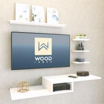 Rack Suspenso para quarto e sala Nicho para TV