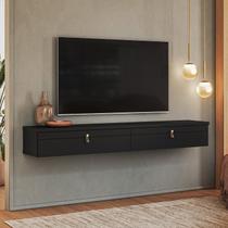 Rack Suspenso para TV até 50 Polegadas 160cm Pata Tvs Line Preto Rack Suspenso para TV até 50 Polegadas 160cm Pata Tvs Line Preto