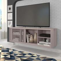 Rack Suspenso para TV até 55 Polegadas 136cm Bp Porta Ripada Multiverso Marrom Cacao Rack Suspenso para TV até 55 Polegadas 136cm Bp Porta Ripada Multiverso Marrom Cacao