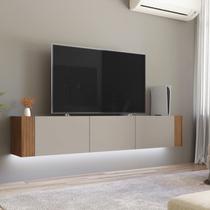 Rack Suspenso para TV até 60 Polegadas com LED Inferior 2,17m Udine Yescasa - Casa D