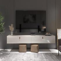 Rack Suspenso para Tv até 70 Polegadas 2 Portas Grécia 180cm - ViaNossa Rack Suspenso para Tv até 70 Polegadas 2 Portas Grécia 180cm - ViaNossa