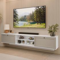 Rack Suspenso para TV até 80 Polegadas 218 cm 2 Portas B Vik Madesa